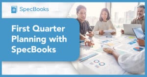 first quarter planning with specbooks cover image